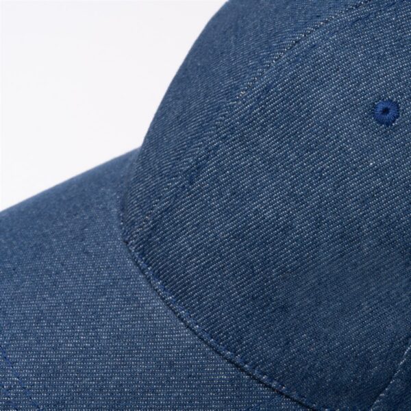 Berretto a 6 sezioni in tessuto denim - dettaglio 2