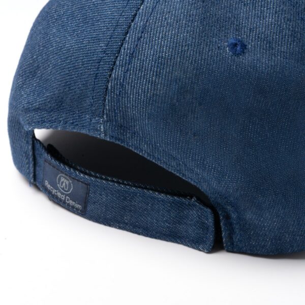 Berretto a 6 sezioni in tessuto denim - dettaglio 3