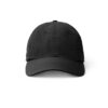 Cappellino a 6 pannelli in nylon - Nero