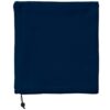 Scaldacollo con finitura in pile e regolazione - Blu Navy