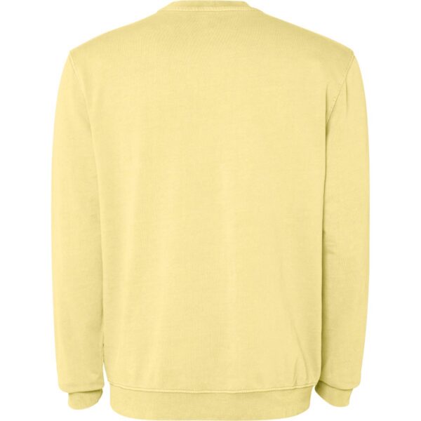 Felpa Girocollo Effetto Lavato - Sweet Yellow Wash vista 1