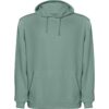 Felpa con Cappuccio Effetto Lavato - Duck Green Wash