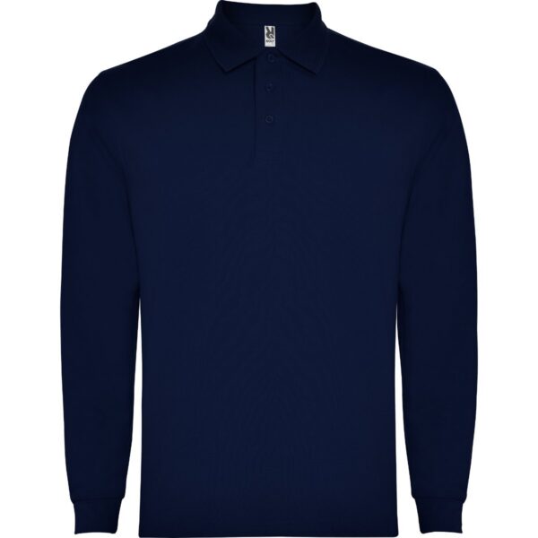 Polo Manica Lunga 220 g - Blu Navy