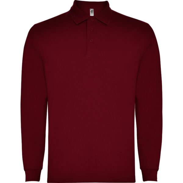 Polo Manica Lunga 220 g - Granata