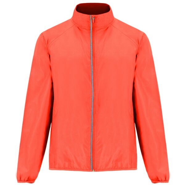 Giacca a Vento Leggera - Corallo Fluo