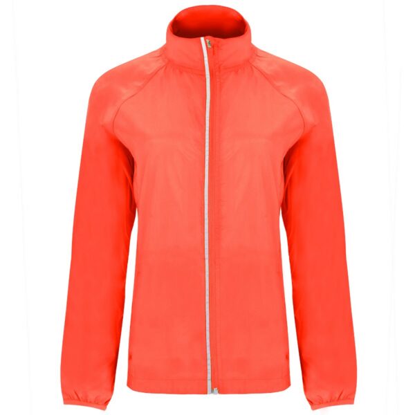 Giacca a Vento Donna - Corallo Fluo