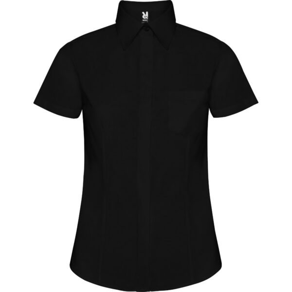 Camicia Donna Manica Corta - Nero