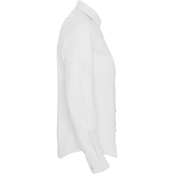 Camicia Oxford Donna - Bianco vista 3
