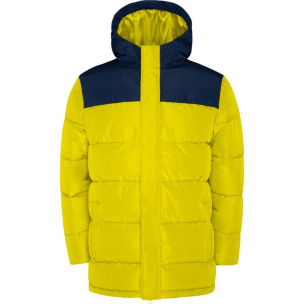 Parka Imbottito Idrorepellente - Giallo/Blu Marino
