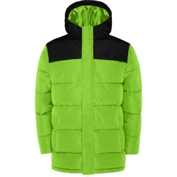 Parka Imbottito Idrorepellente - Lime/Nero