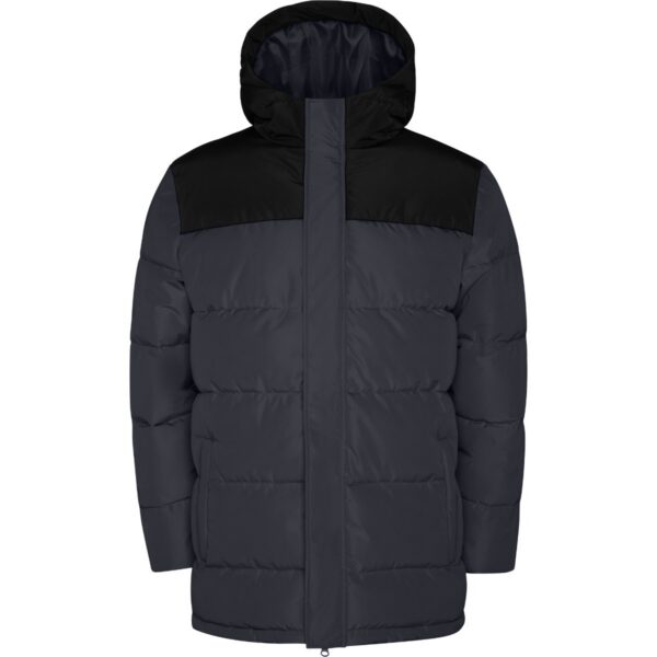 Parka Imbottito Idrorepellente - Ebano/Nero