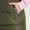 Gilet imbottito da donna con cappuccio rimovibile - dettaglio 2