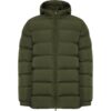 Parka Imbottito con Cappuccio - Verde Militar Scuro