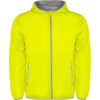 Giacca a Vento con Cappuccio - Giallo Fluo