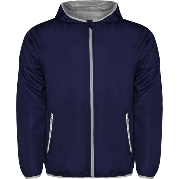 Giacca a Vento con Cappuccio - Blu Navy