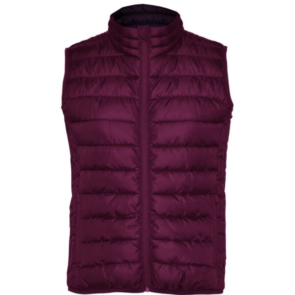 Gilet imbottito idrorepellente - Plum Red