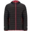 Parka Sportivo Imbottito - Nero/Rosso