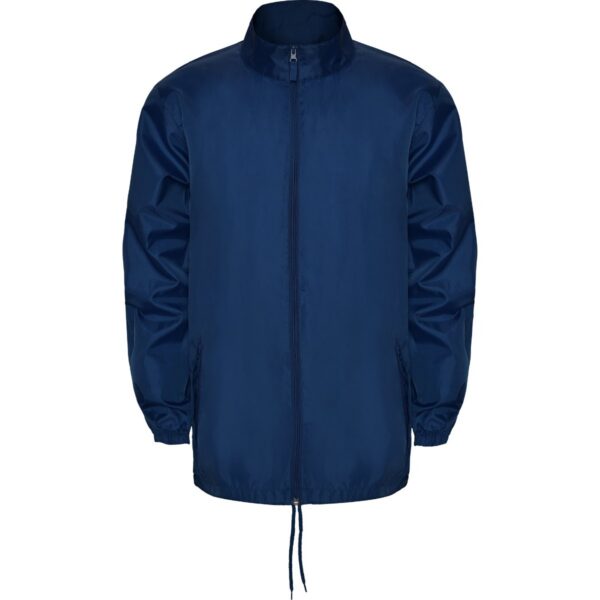 Giubbotto Impermeabile con Cappuccio - Blu Navy