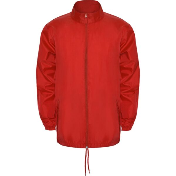 Giubbotto Impermeabile con Cappuccio - Rosso