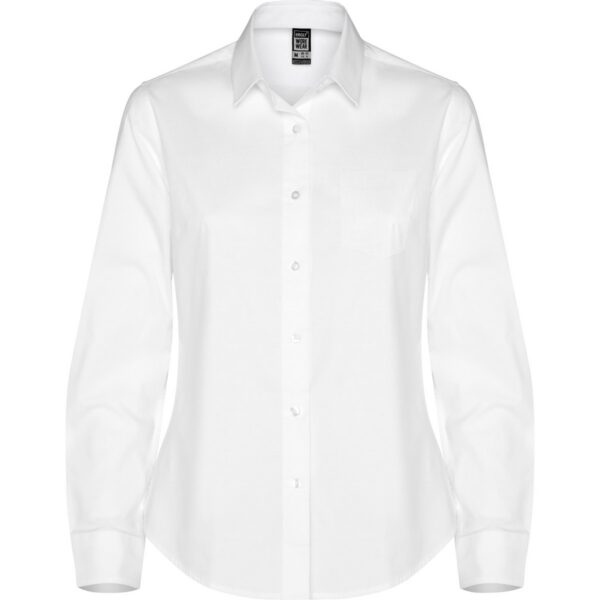 Camicia Donna Manica Lunga 140 g - Bianco