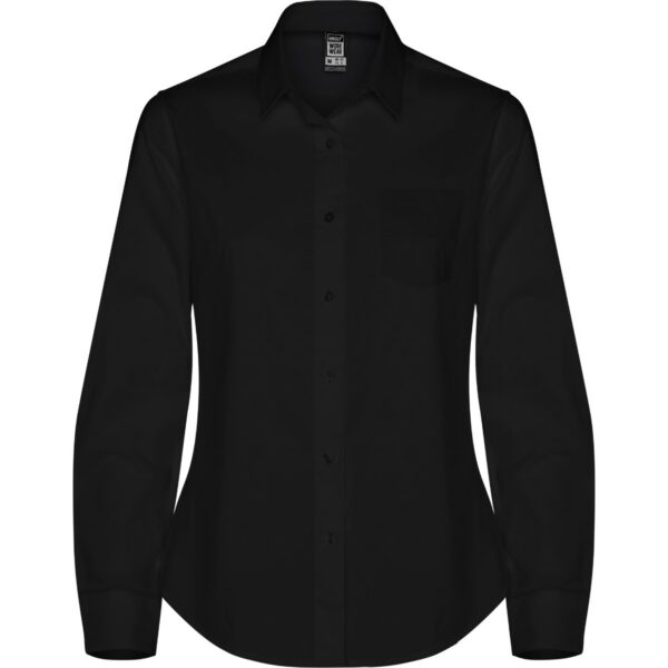 Camicia Donna Manica Lunga 140 g - Nero