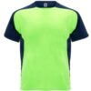 T-Shirt Tecnica Soft - Verde Fluo/Blu Navy