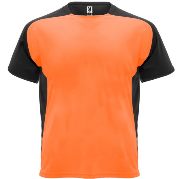 T-Shirt Tecnica Soft - Arancione Fluo/Nero