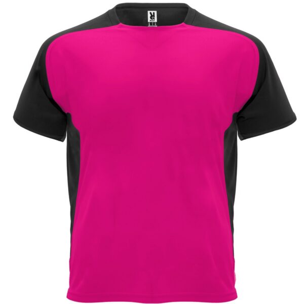 T-Shirt Tecnica Soft - Fucsia/Nero