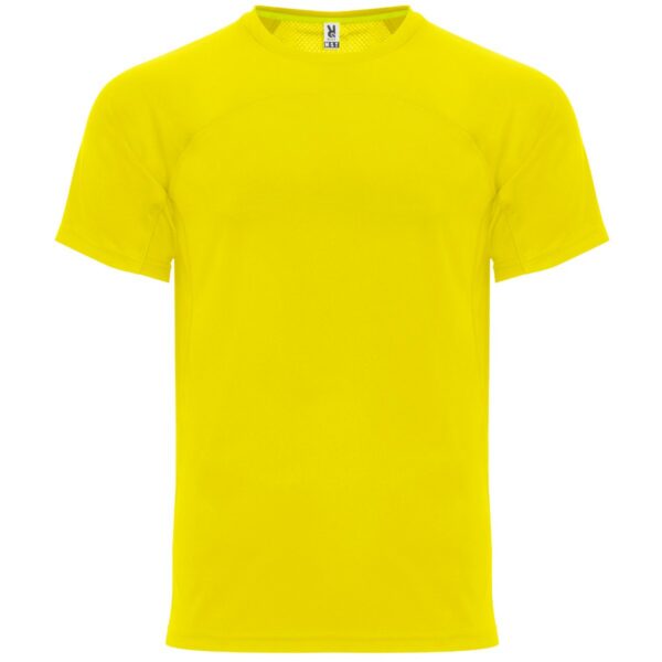 T-Shirt Tecnica Raglan - Giallo