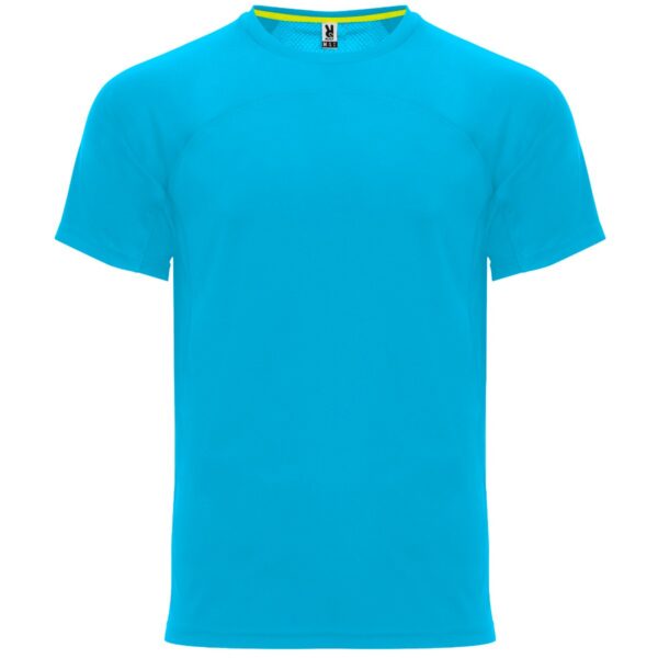 T-Shirt Tecnica Raglan - Turchese