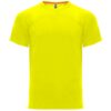 T-Shirt Tecnica Raglan - Giallo Fluo