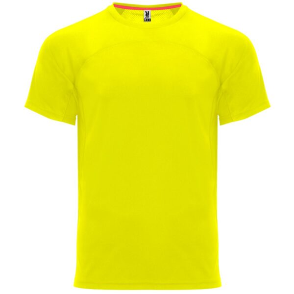 T-Shirt Tecnica Raglan - Giallo Fluo
