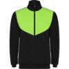 Tuta leggera in tessuto non garzato - Nero/Lime