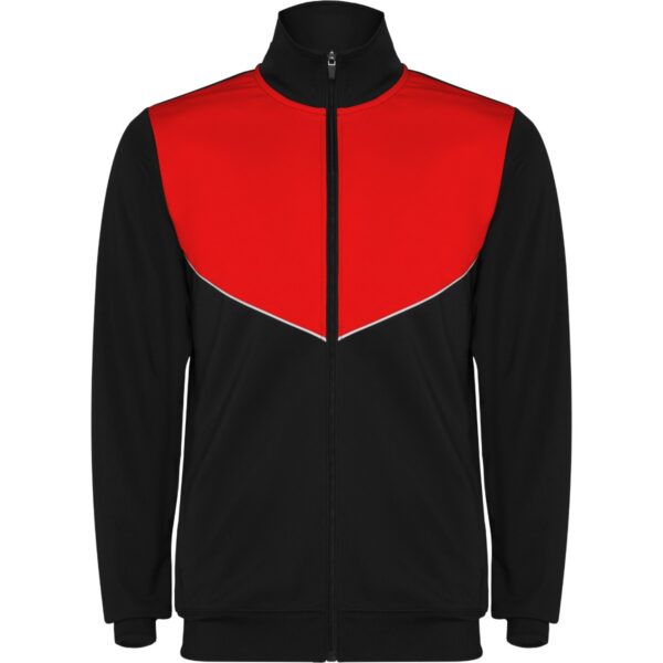 Tuta leggera in tessuto non garzato - Nero/Rosso
