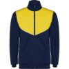 Tuta leggera in tessuto non garzato - Blu Navy/Giallo