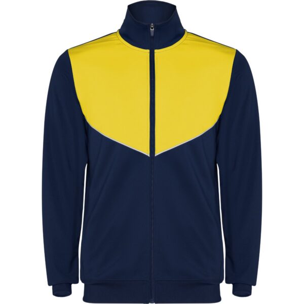 Tuta leggera in tessuto non garzato - Blu Navy/Giallo