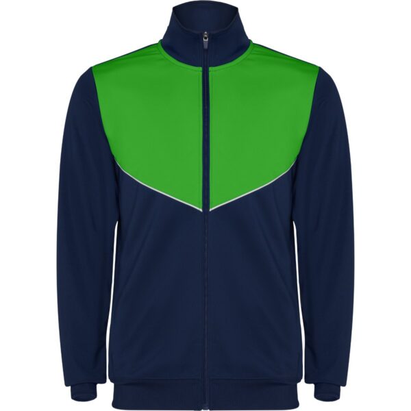 Tuta leggera in tessuto non garzato - Blu Navy/Verde Felce