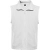 Gilet in pile con cerniera frontale - Bianco