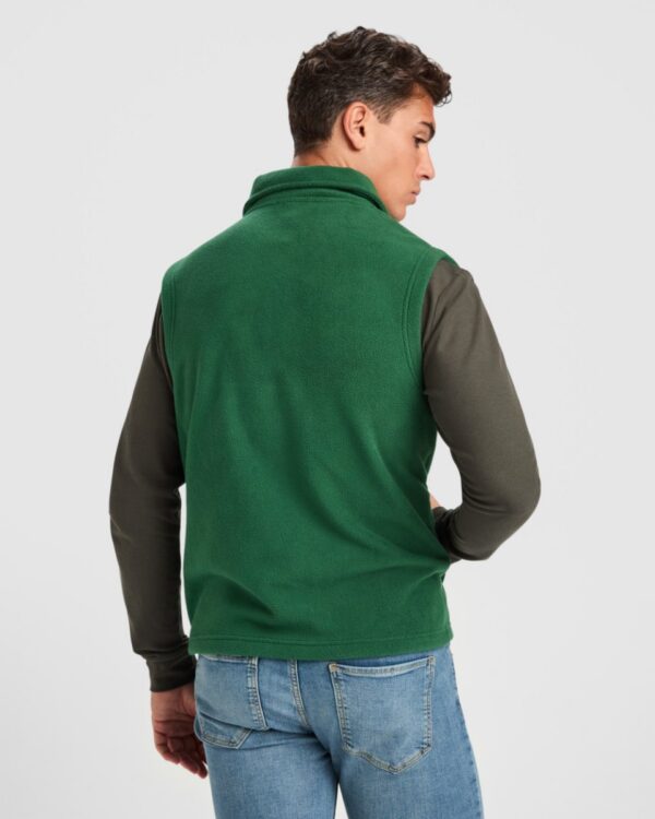 Gilet in pile con cerniera frontale - dettaglio 2
