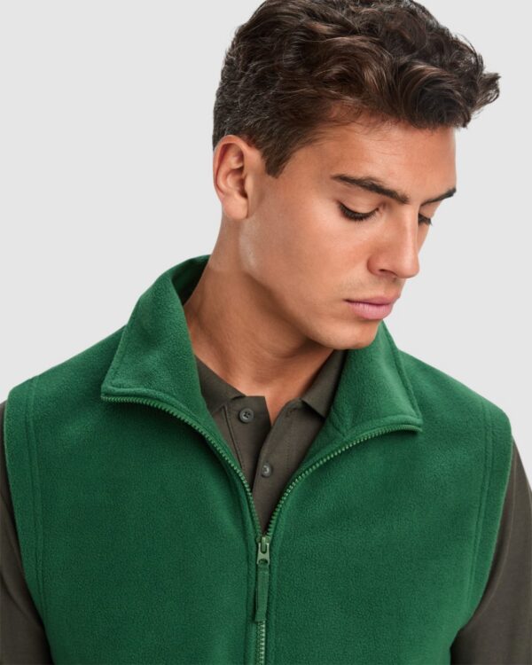 Gilet in pile con cerniera frontale - dettaglio 3