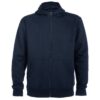 Felpa con Zip e Cappuccio 280 g - Blu Navy