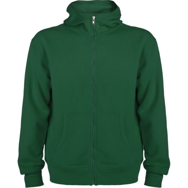 Felpa con Zip e Cappuccio 280 g - Verde Bottiglia