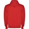 Felpa con Zip e Cappuccio 280 g - Rosso vista 1