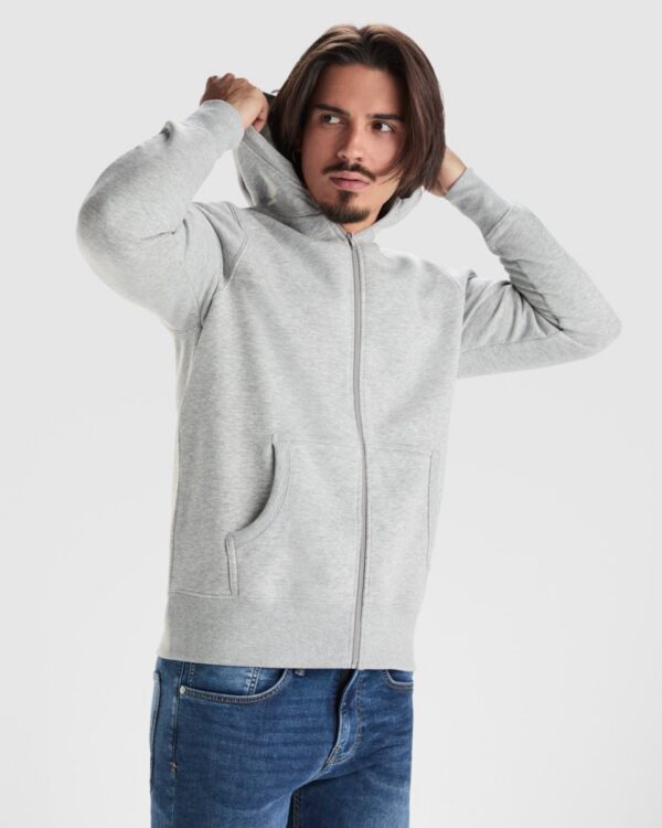 Felpa con Zip e Cappuccio 280 g - dettaglio 1