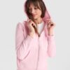 Felpa Donna con Zip e Cappuccio - dettaglio 3