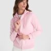 Felpa Donna con Zip e Cappuccio - modello 1