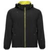 Softshell 2 Strati - Nero/Lime Punch