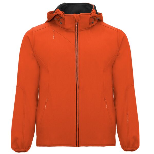Softshell 2 Strati - Arancione Vermiglio/Ebano