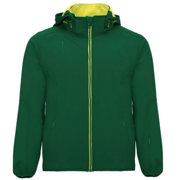 Softshell 2 Strati - Verde Bottiglia/Lime Punch