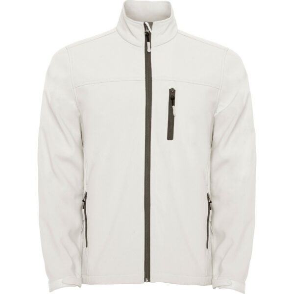Softshell 2 Strati Zip Invertita - Bianco Perlato